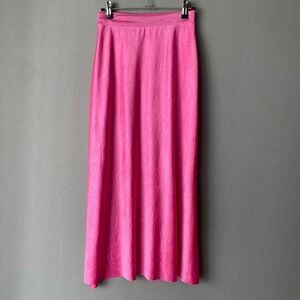 Pull & Bear sz S hot pink long maxi‎ skirt
